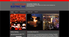 Desktop Screenshot of conventionelectric.com