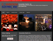 Tablet Screenshot of conventionelectric.com